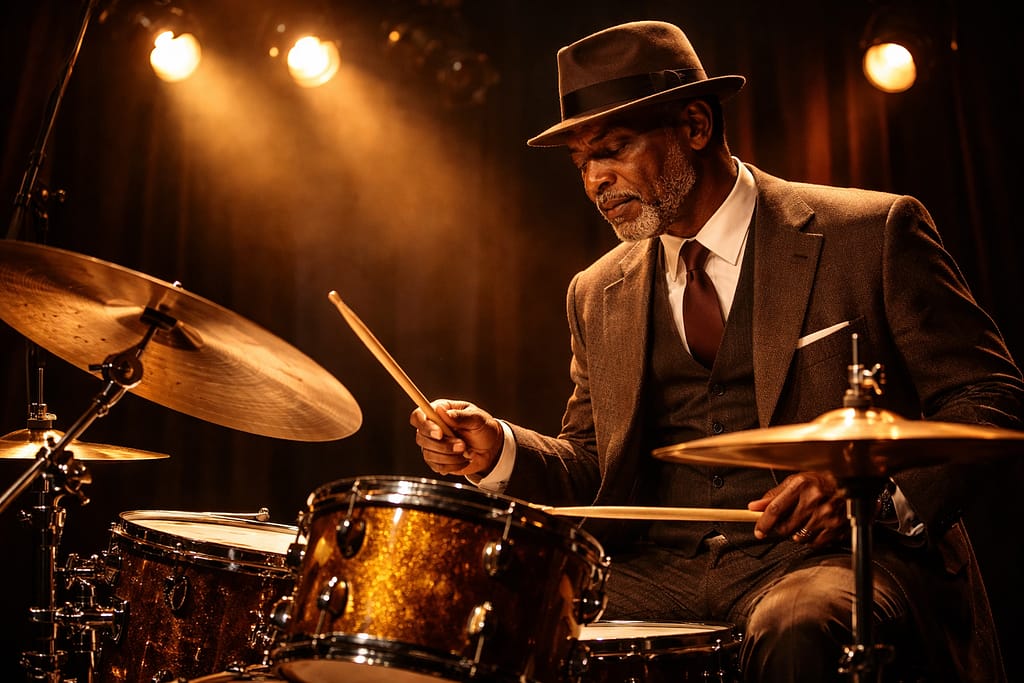 Jazz musician representing Kennedy Center Christmas Eve tradition