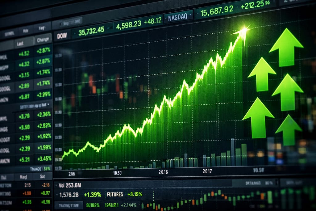 Stock chart illustrating Robinhood’s recent market performance.