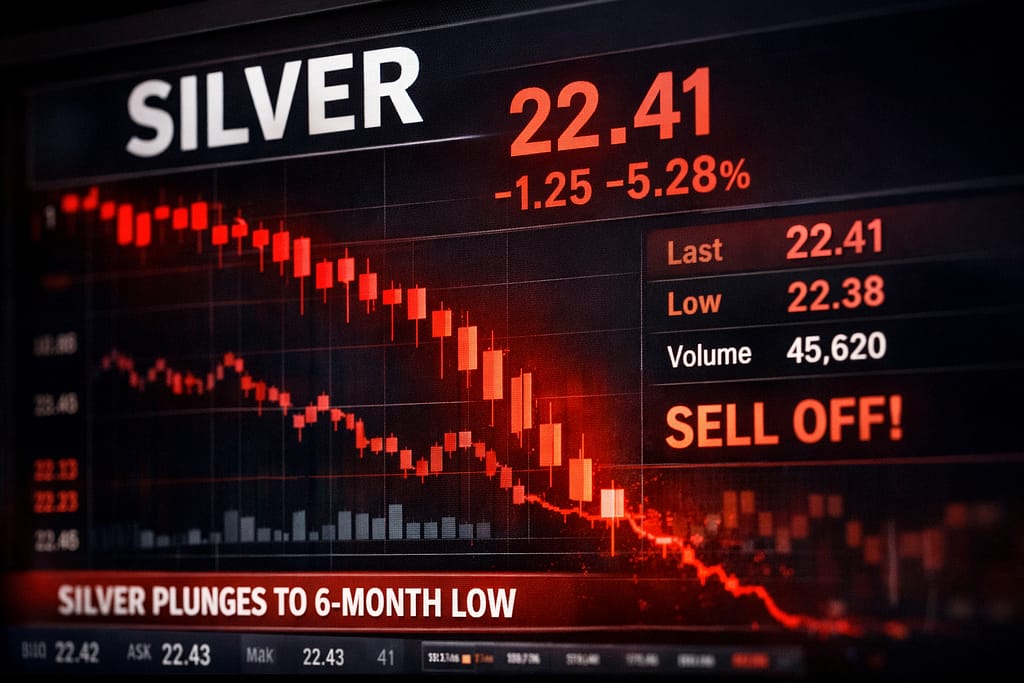 Easing geopolitical tensions reduce safe-haven demand for silver.