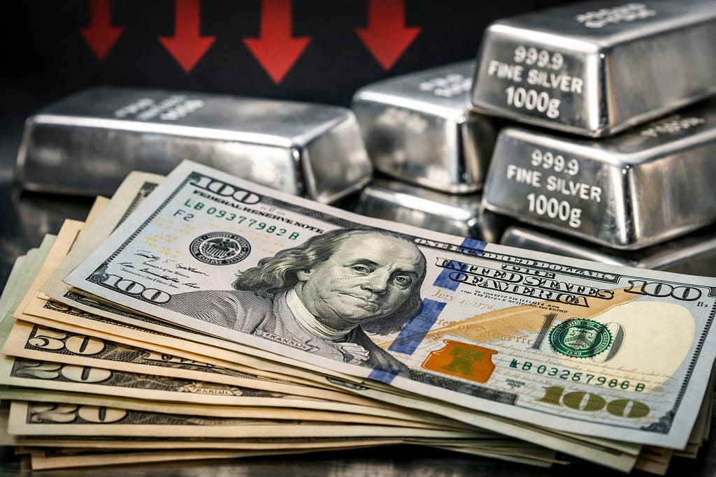 Silver Plunges After Record Break Above $80 as Profit-Taking Hits Hard