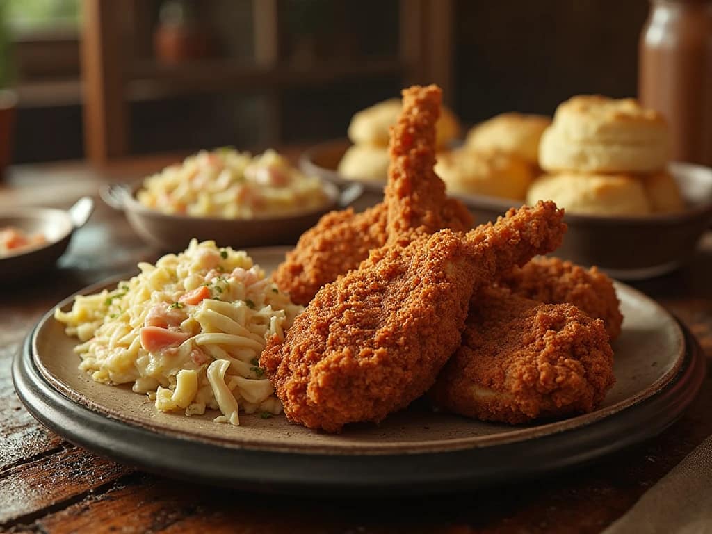Southern food, fried chicken recipe, American comfort food, crispy chicken, classic U.S. recipes