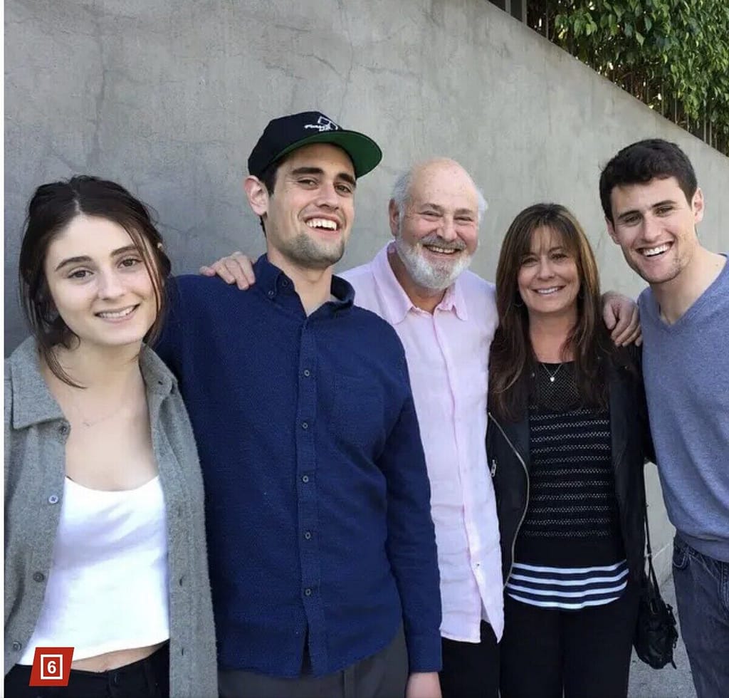 Rob Reiner with Michele, Romy, Nick and Jake Reiner in a photo from 2015.