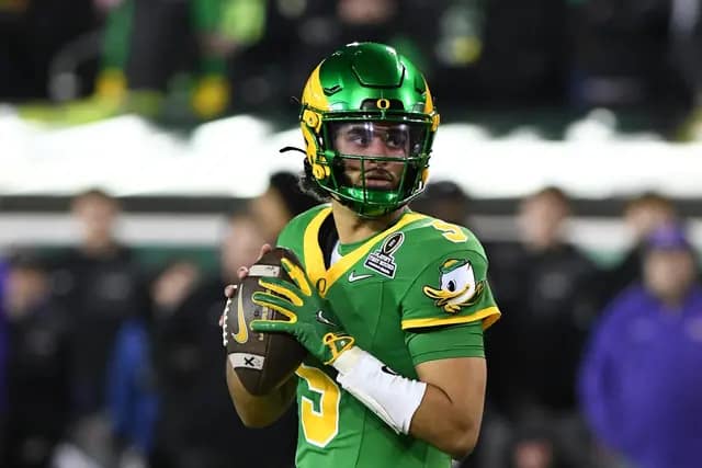 Oregon jumped out to an early lead and defeated James Madison 51–34 in the CFP opener behind a dominant performance by Dante Moore.